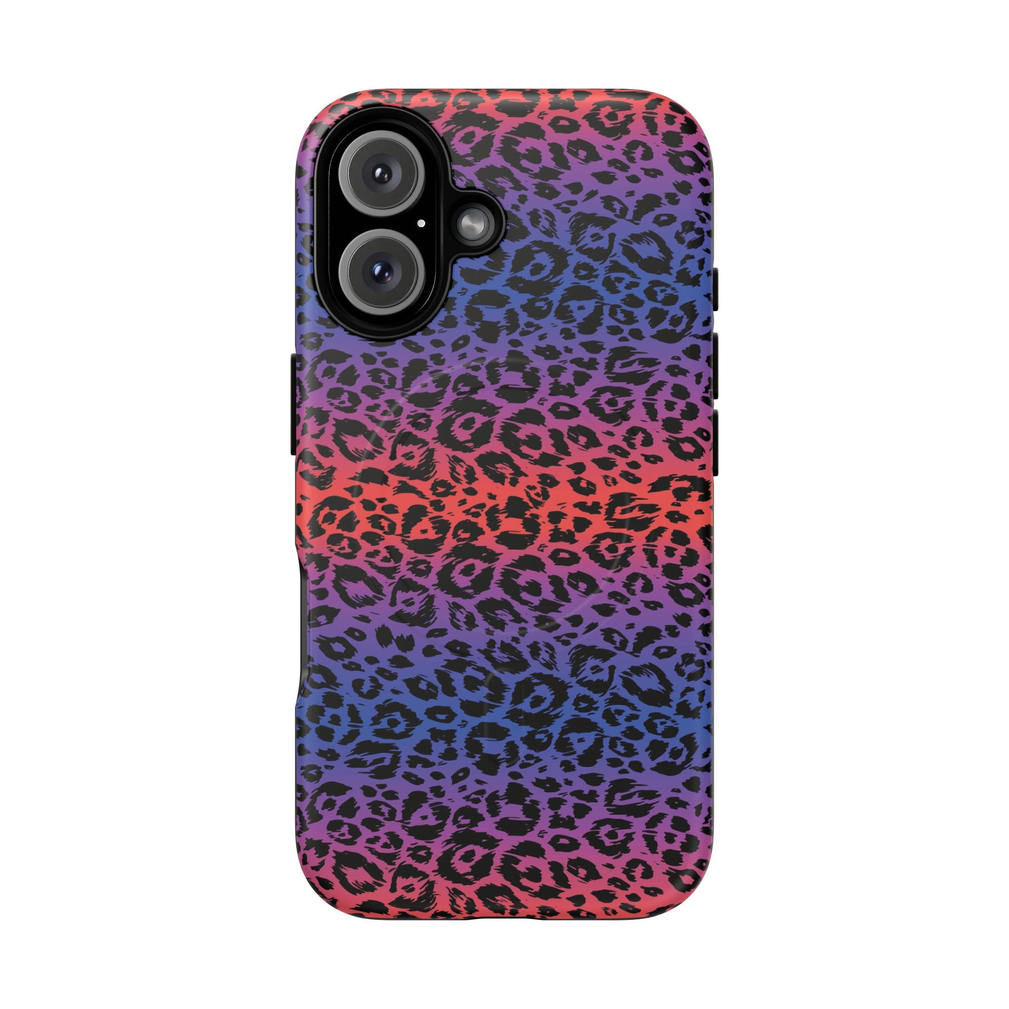 Rainbow Leopard Print Phone Case | Magnetic Tough Case