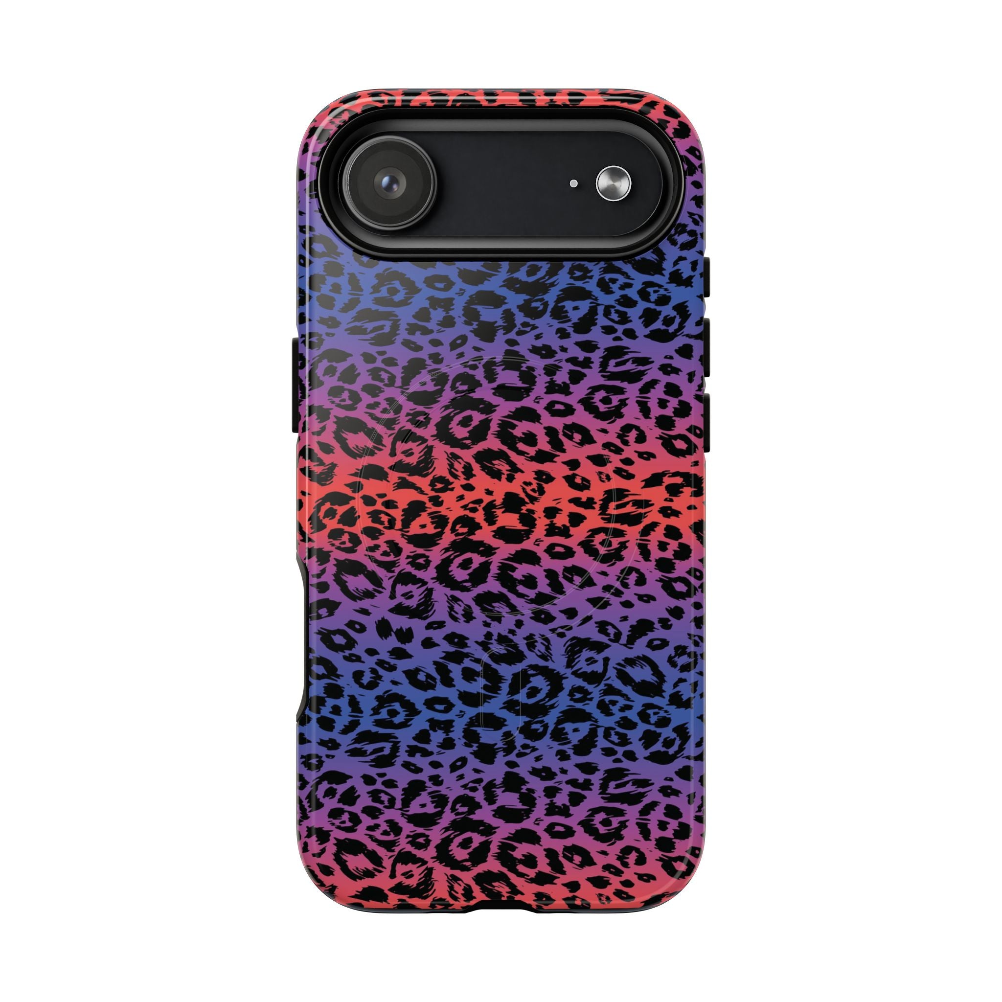 Rainbow Leopard Print Phone Case | Magnetic Tough Case