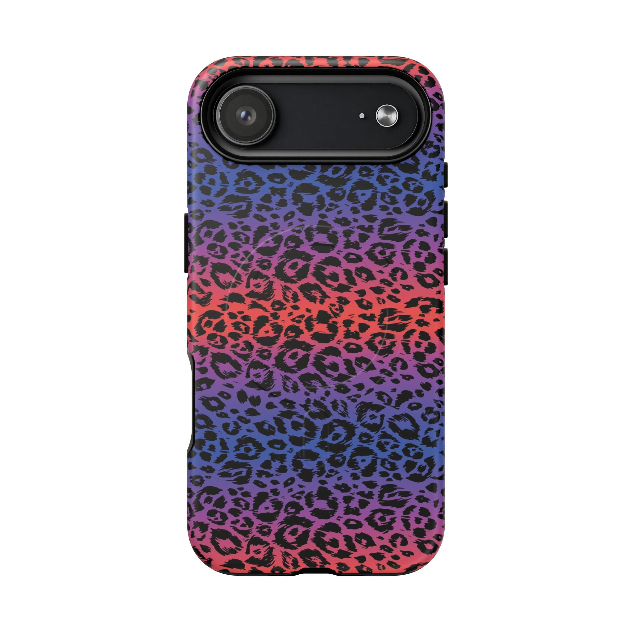 Rainbow Leopard Print Phone Case | Magnetic Tough Case