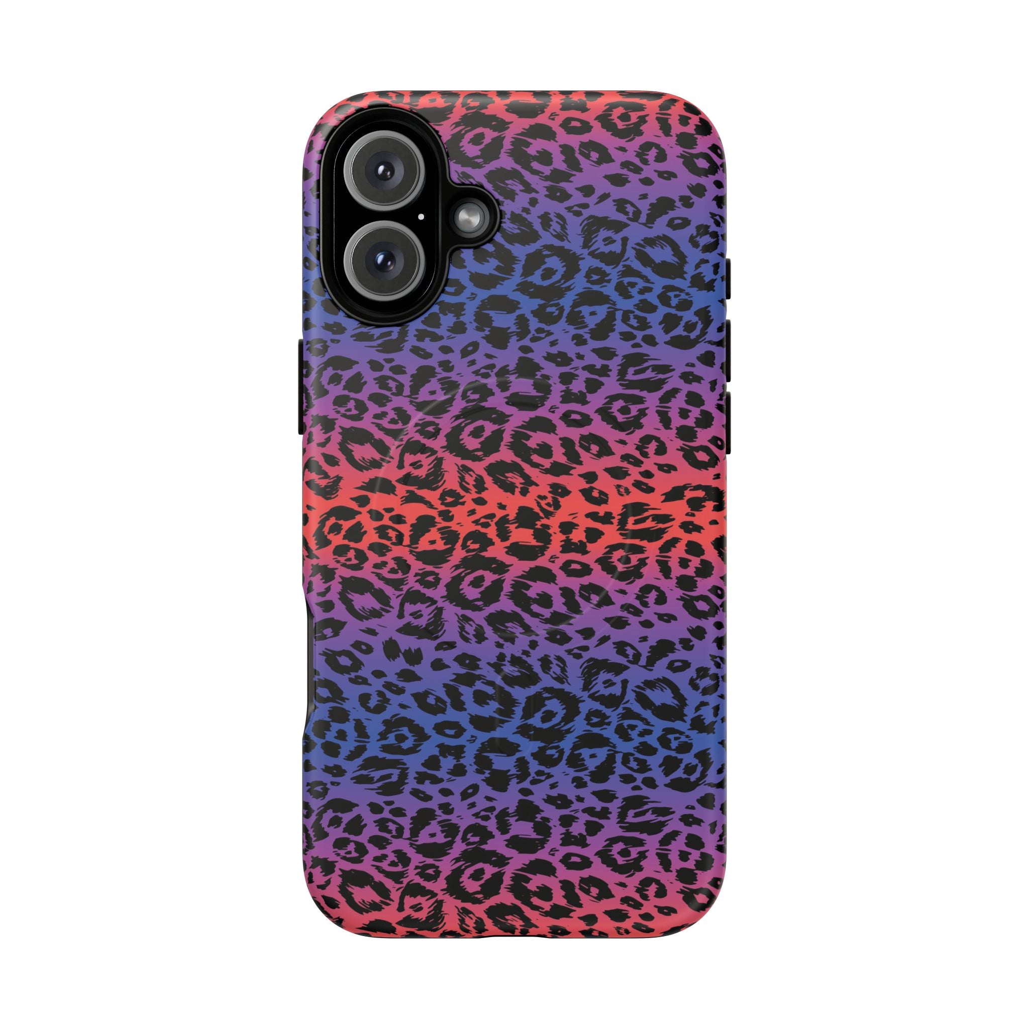 Rainbow Leopard Print Phone Case | Magnetic Tough Case