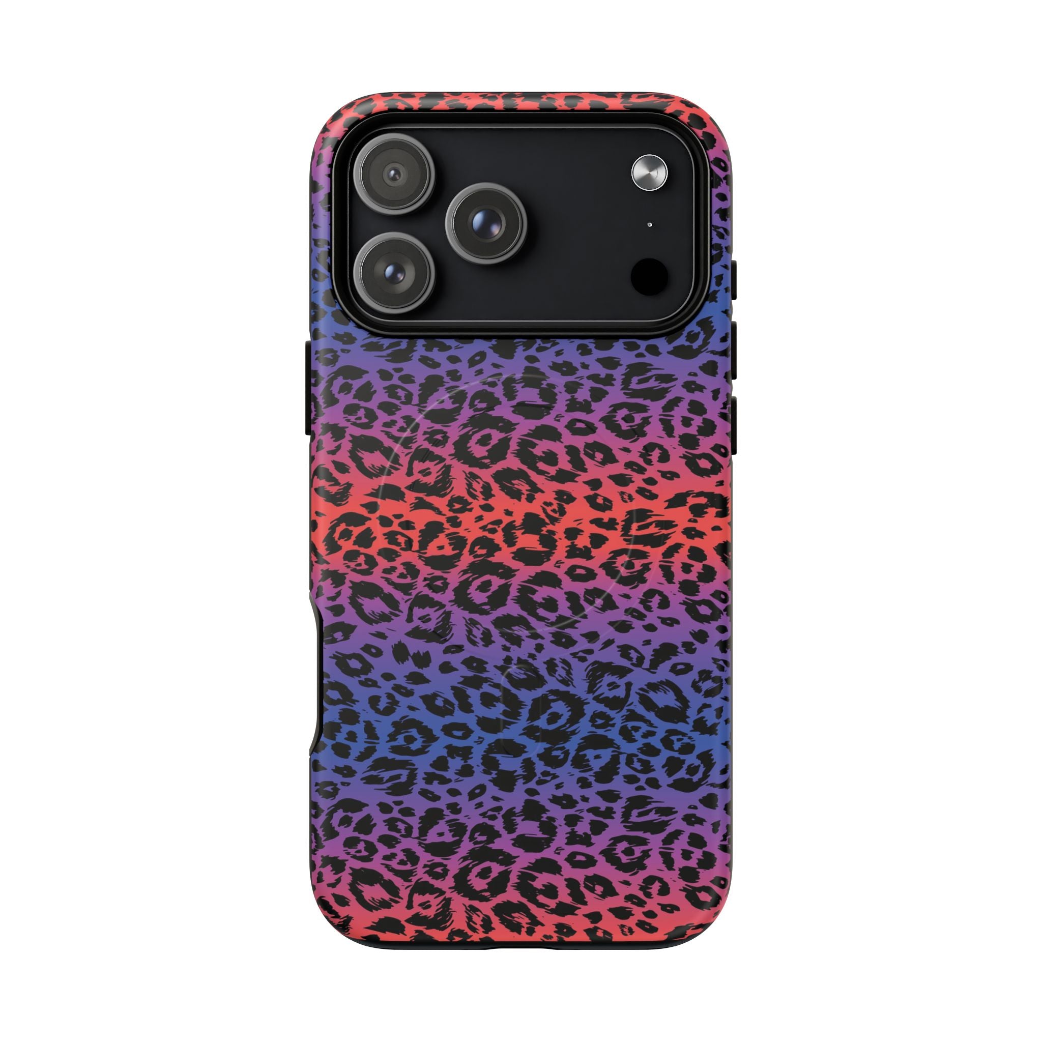 Rainbow Leopard Print Phone Case | Magnetic Tough Case